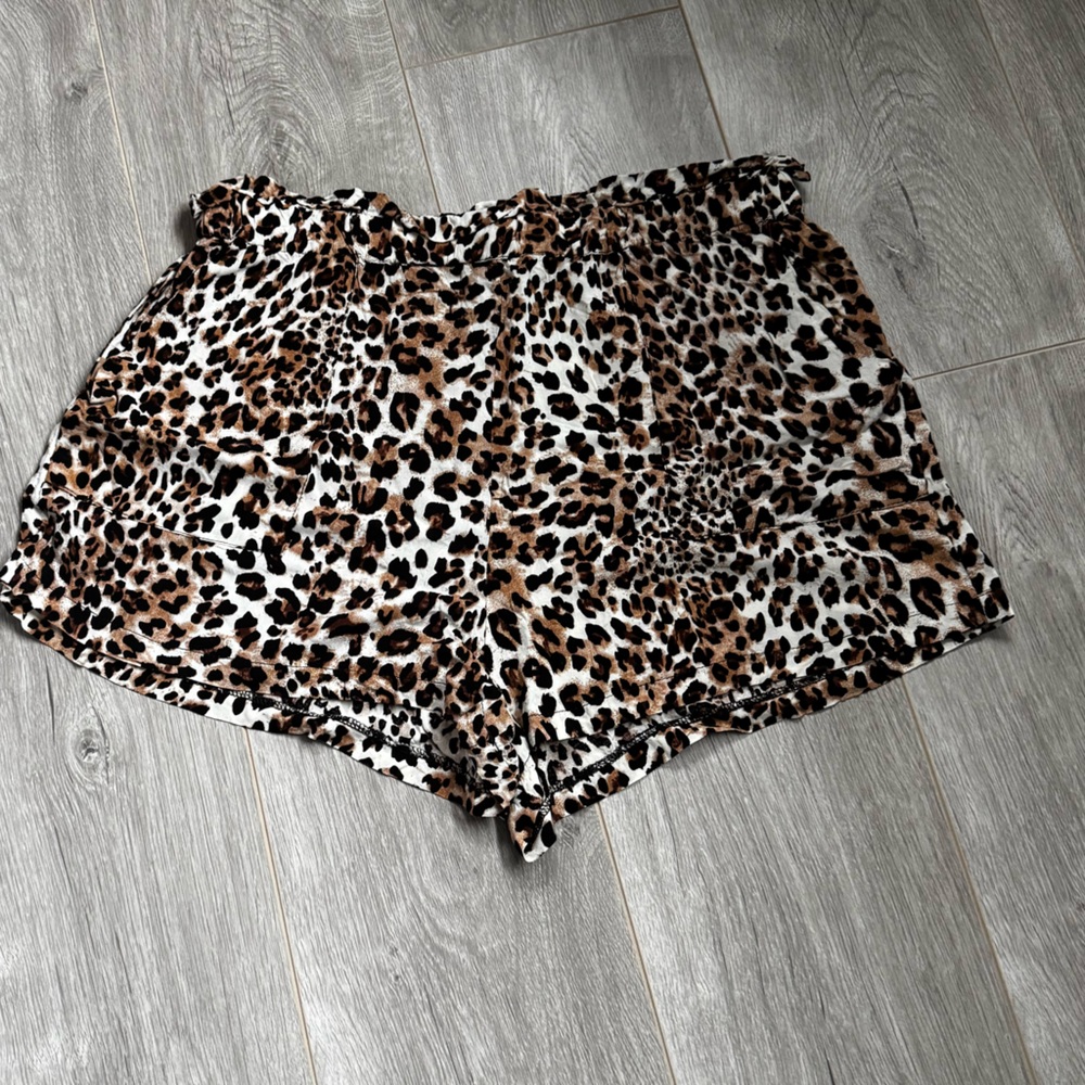 REVOLVE High Waist Leopard Print Shorts